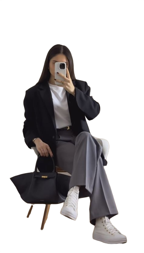 Woman with bag